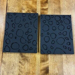 🔥Black Textured Canvas Art Set